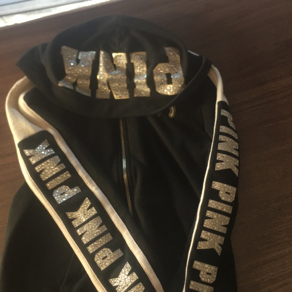 Full zip PINK hoodie